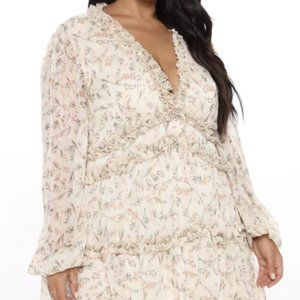 Summer Date Mini Dress - Ivory/combo